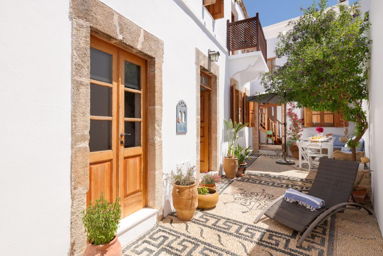 Villa Lindia Lindos  Luaran gambar