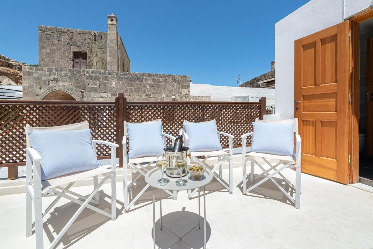 Villa Lindia Lindos  Luaran gambar