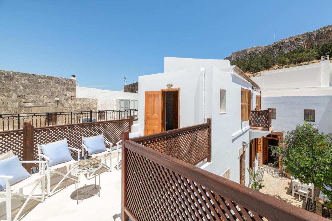 Villa Lindia Lindos  Luaran gambar